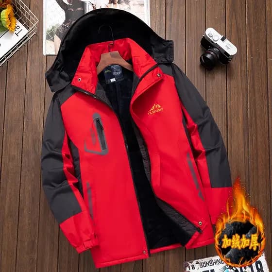 Jaqueta masculina à prova de vento à prova de chuva jaqueta de algodão quente roupas de proteção do trabalho