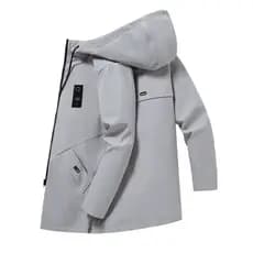 Inverno novo estilo forro de lã masculino engrossado jaqueta acolchoada jaqueta corta-vento de comprimento médio roupas