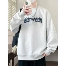 Moletom masculino primavera outono novo estilo na moda All-Match americano jaqueta Casual estudante júnior escola secund