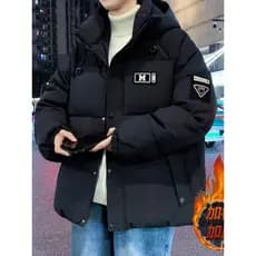 Jaqueta masculina inverno novo estilo quente à prova de frio jaqueta estudante roupas masculinas estilo Preppy jaqueta a
