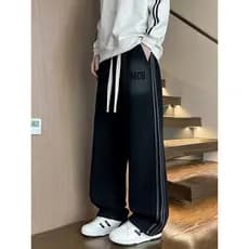 Calças de brim masculinas primavera outono All-Match 2026 novo estilo calças masculinas juventude na moda solta american