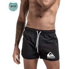 Austrália QUIKSILVER Shorts de praia masculino verão fino solto esportes calças de três pontos shorts de praia com rede