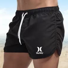 Calças de praia masculinas Shorts Hurley Fitness Calças esportivas masculinas de três pontos com pele de pêssego e Surf