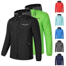 Jaqueta masculina inverno novo estilo punk juventude punk juventude americano Retro Street Wear com capuz grosso acolcho