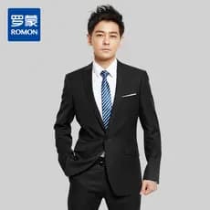 [Popular venda quente] terno masculino jaqueta outono moda magro-ajuste negócios Casual Commuter pequeno terno único mas