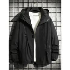 Jaqueta masculina Street Wear jaqueta de algodão 2024 novo estilo primavera outono Workwear jaqueta de algodão solta eng