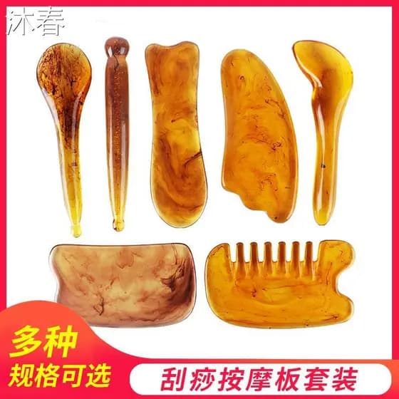 Gua Sha placa de massagem corpo inteiro Universal facial olho dial vara dial vara salão de beleza dial vara conjunto