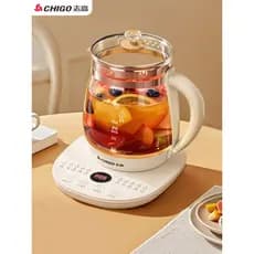 Zhigao pote de saúde isolamento doméstico Multi-função guisado integrado bule automático vidro engrossado temperamento c