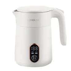 Longli LL8873 Chaleira Elétrica de Aço Inoxidável Termostato de Viagem Portátil Mini Pequena Viagem de Negócios Chaleira