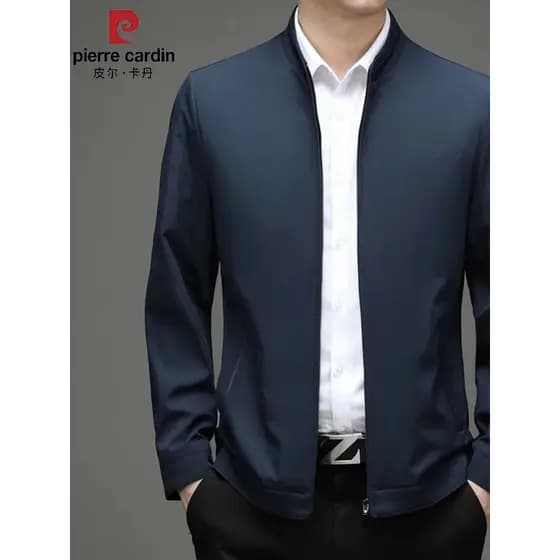 Pierre Cardan Gola Business Casual Jaqueta Masculina Primavera Outono Jaqueta Administrativa Primavera Roupas Masculinas