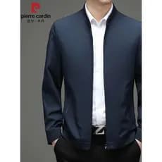 Pierre Cardan Gola Business Casual Jaqueta Masculina Primavera Outono Jaqueta Administrativa Primavera Roupas Masculinas