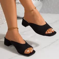 Polka Dot Estilo Francês Temperamento Chinelos Mulheres Verão Exterior Desgaste Sapatos Antiderrapantes Mulheres Moda Al