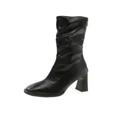 Mais fino olhar Martin botas femininas estilo britânico salto grosso mais magro olhar botas femininas 2025 All-Match sal