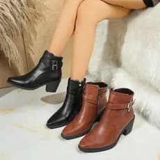 Mostrando pés Martin botas femininas estilo britânico botas femininas inverno 2025 novo Retro All-Match botas curtas de