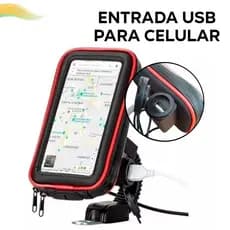 BMG-19 Suporte De Moto Para Celular Com Carregador BMG19