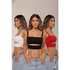 TOP Cropped Blusa Feminina, moda gringa tendencia verão blogueira, estilosa, Modinha