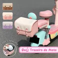 Bolsa de Armazenamento para Banco Traseiro de Motocicleta - Porta-malas de Carro Elétrico a Bateria Impermeável