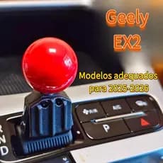 Compatível com Geely EX2, manopla de câmbio, alavanca de câmbio esportiva, acessórios interiores em fibra de carbono, in