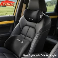 Almofada de Espuma de Memória BYD para Carro, Apoio de Cabeça e Proteção Lombar para Atto 3 Dolphin E6 Tang Seal M6 E5 S