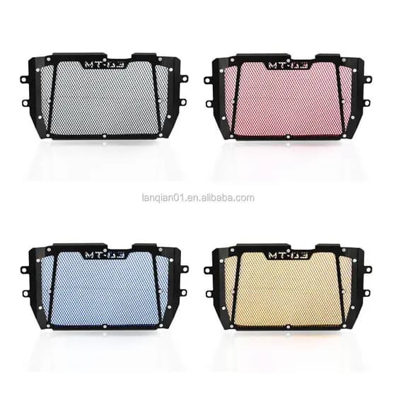 Para YAMAHA MT-03 2015-2025 2024 Acessórios de Motocicleta em Alumínio Protetor de Radiador Grelha de Proteção YBKN