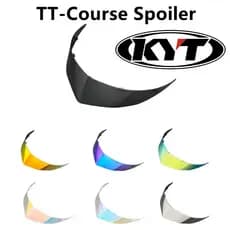 Spoiler traseiro multicolorido para capacete KYT TT-Course, acessórios de decoração MODIFICADOS para capacete. PWFU