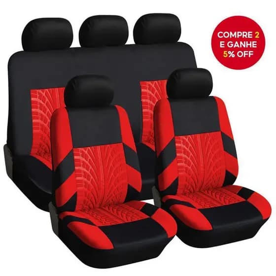 Capas de Banco de Carro Universais, Conjunto Completo para 5 Assentos, Protetores de Poliéster, Acessórios Automotivos p