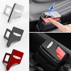 Fivela de Cinto de Segurança Oculta para Carro Geely Coolray Okavango Emgrand GX3 Pro EX5 Acessórios BI3W