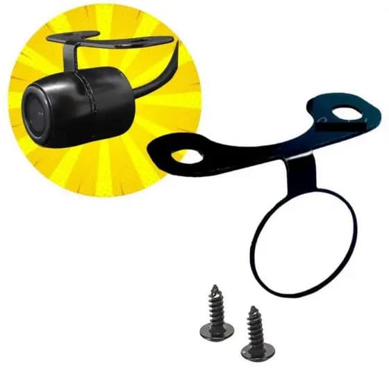 Suporte camera de ré suporte borboleta 18.5 mm suporte placa Resistente