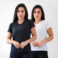 Tshirt Feminina Dry Fit Básica Curta Furadinha Roupa Feminina Fitness Academia