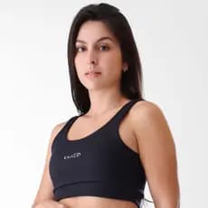 Top Feminino Duplo Alta Sustentação Suplex Poliamida Premium Fitness Roupa Feminina