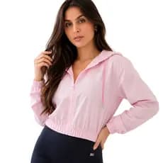 JAQUETA CROPPED BOMBER FEMININA TACTEL LEVE CASUAL CORTA VENTO FASHION