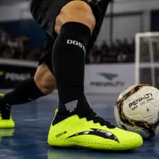 Chuteira Quadra Futsal Cano Alto Costurada Envio Imediato