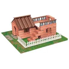 Tijolinhos Plástico Brinquedo Construção Realista Pedreiro Mirim Cimento Lavável DIY Engenheiro Infantil Blocos Montar