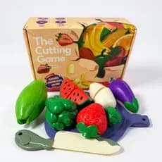 Brinquedo Montessori Frutas Legumes Cortar Velcro Infantil Educativo Comidinha Faz Conta Coordenação Motora