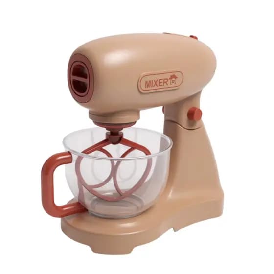 Batedeira Brinquedo Movimento Realista Função Elétrica Mini Utensílio Kids Lúdico Interativo Faz Conta Presente Criativo