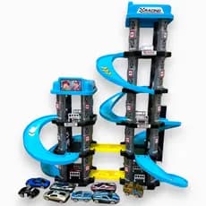 Brinquedo Pista Carrinhos Garagem Estacionamento Diferentes Montagens Kids Lúdico Corrida Diversão Radical Realista