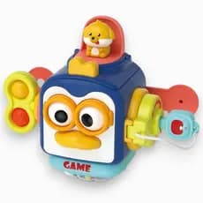 Brinquedo Bebê Cubo Atividades Sensoriais Educativo Montessori Coordenação Motora Fina Interativo Multifuncional Lúdico
