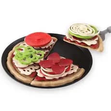 Brinquedo Kit Pizza Infantil Faz Conta Pizzaria Kids Lúdico Educativo Alimento Interativo Diversão Criativa Seguro