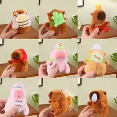 Brinquedo de Pelúcia Capivara de 12cm, Boneca Capivara de 27cm, Máquina de Garras, Presente para Meninas e Crianças VIPL