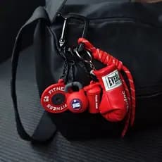 Chaveiro em formato de luva de boxe, adequado para chaves e mochilas, é um presente para atletas.