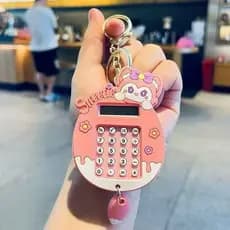 aMini Calculadora com Labirinto + Porta-Chaves: Kit Diversão e Praticidade para Dia a Dia