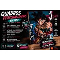 Placa Decorativa MDF Personalizada Quadro Grande Com Sua Imagem Decoração & parede