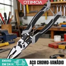 OTIMOA Alicate Multifuncional Eletricista de Corte  Profissional Universal, Cr-V, Crimpagem e Desencape Ferramenta