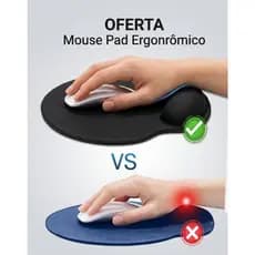 Mouse Pad Ergonômico Com Apoio De Punho Ergonômico Confortável lifetime