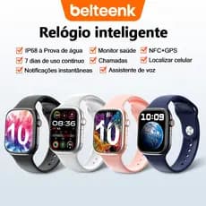 relógio smartwatch masculino feminino 2026 Novo T900 Watch 10 NFC/GPS/Android/iOS Chamada Bluetooth À prova d'água