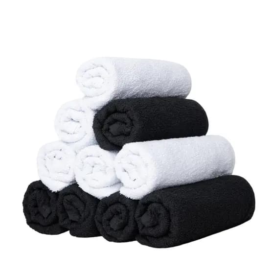 Kit 10 Toalhas de Salão de Beleza Jaspi - 100% Algodão - Majo Home.