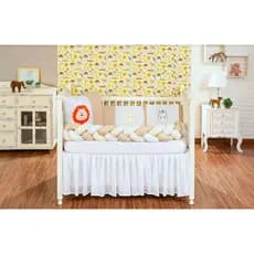 Kit de Berço Leao Selva 6 Peças- Bebe Menino e Menina