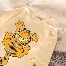 Camiseta Premium Algodão Garfield Basica Masculina E Feminina(Unissex)100% Algodão