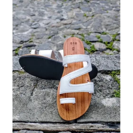 Rasteirinha Feminina Sandália Feminina Sandalia Rasteira Sandália de Couro Legitimo Conforto Chinelo de couro