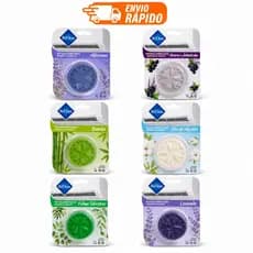 Kit 4 Pastilhas Ar Condicionado Bactericida Baclean Anti Mau Cheiro Aromatizante Ambiente Limpeza Ar